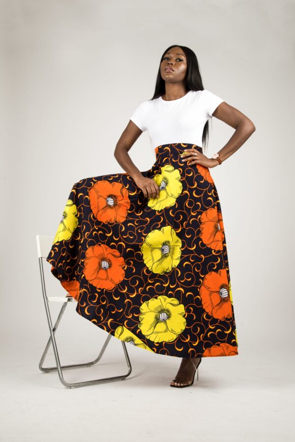 Binta flared skirt